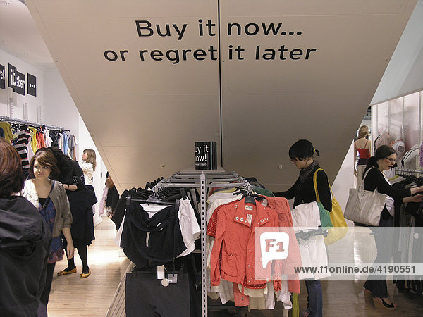 Shopping in London UK