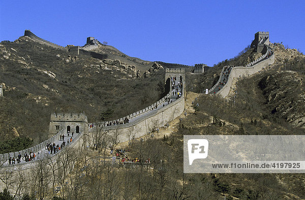 Chinesische Mauer bei Badaling  China