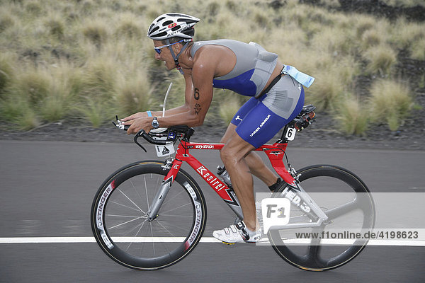 Ironman-Triathlet Chris McCormack (Australien) in Hawaii  USA