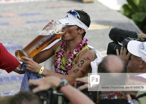 Triathlet Michael Goehner (GER) during the Ironman World Championship in Kailua-Kona Hawaii USA