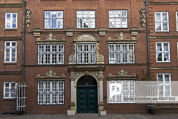 Historische Häuser  Peterstraße  Stadtteil Neustadt  Hamburg  Deutschland