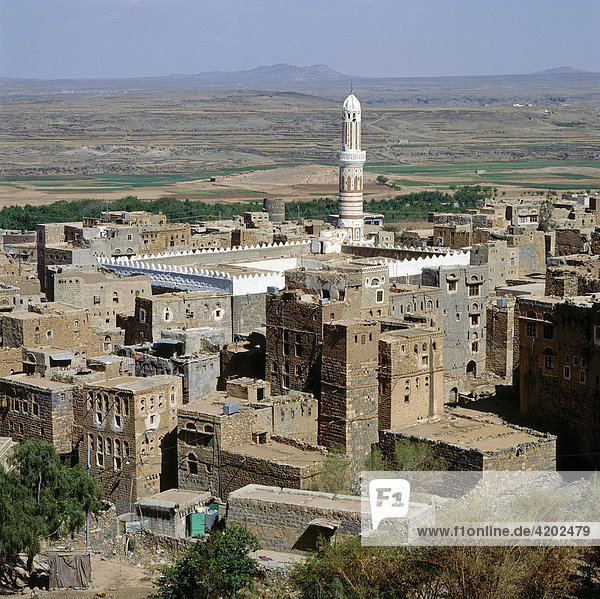 Moschee  Schibam  Hadramaut  Jemen