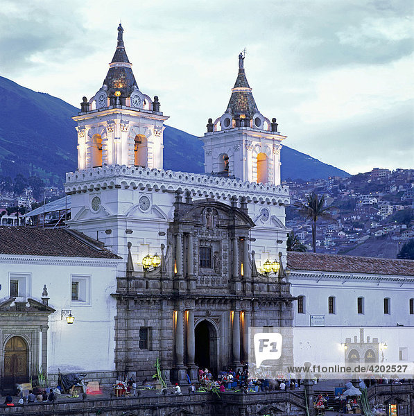 Kirche San Fransisco  Quito  Ecuador