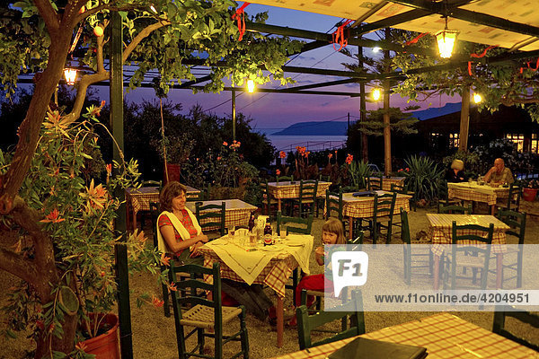 Taverne  Kardamili  Peloponnes  Griechenland