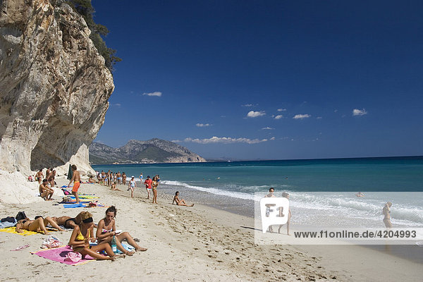 Cala di Luna beach  Sardinia  Italy