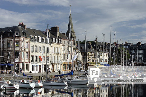 Vieux Bassin   Honfleurs   Calvados   Normandie   Frankreich   Europa