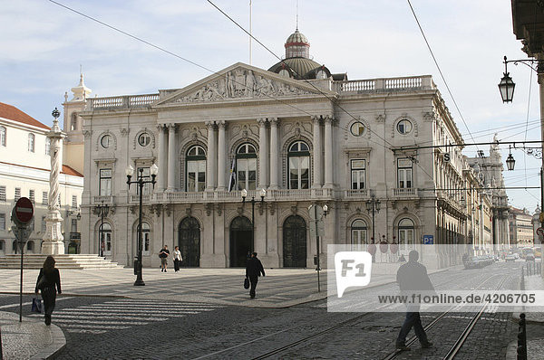 Gebäude am Praca do Municipio  Lissabon  Região de Lisboa  Portugal  Europa
