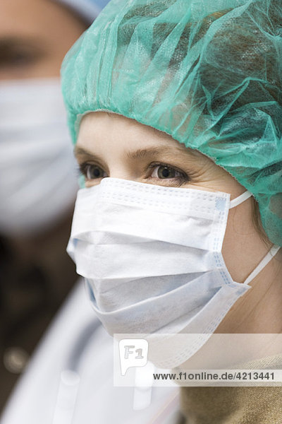 Surgical nurse  close-up