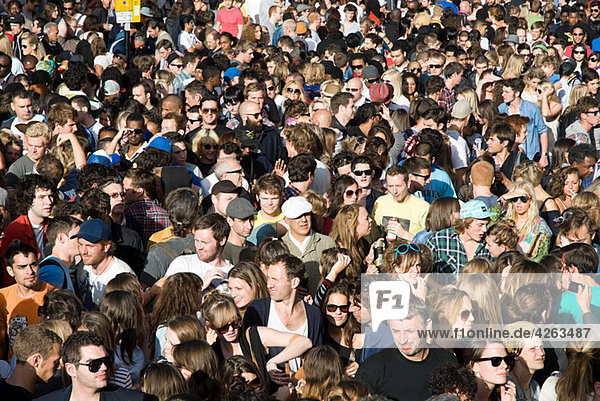 Crowds at Notting Hill Carnival  London