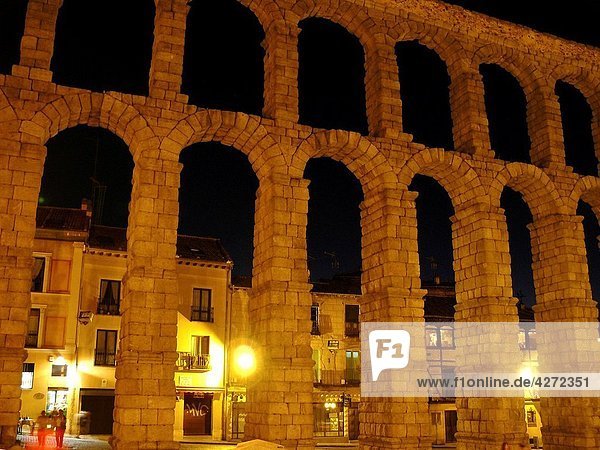 Roman aqueduct of Segovia Segovia Spain