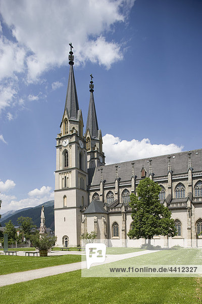 Österreich  Steiermark  Admont  Benediktinerstift  Stiftskirche  Kirchenansicht