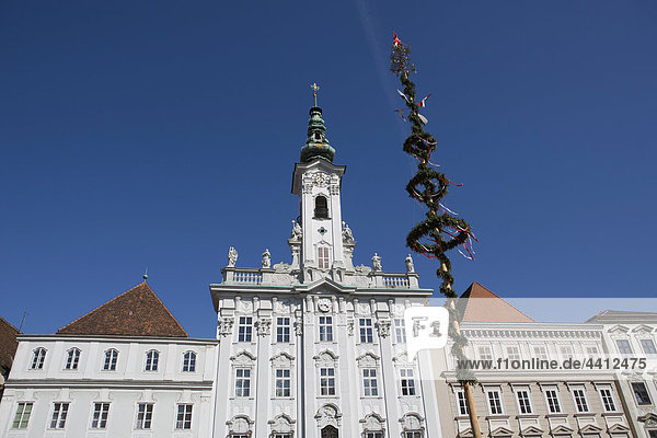Österreich  Steyr  Rathausfassade