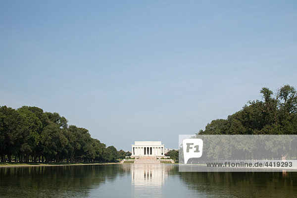 Lincoln Memorial und Spiegelbecken  Washington DC  USA