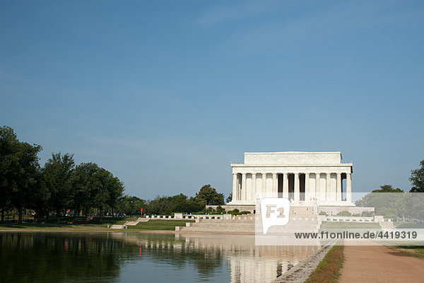 Lincoln Memorial und Spiegelbecken  Washington DC  USA