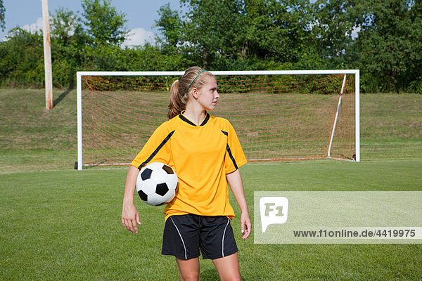 Fußballspieler Ball Spielzeug Mädchen