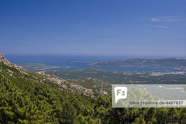 Korsika  Frankreich  Landschaft  Berg  Bavella Pass  Golf  Mountain  Landscape  Porto Vecchio
