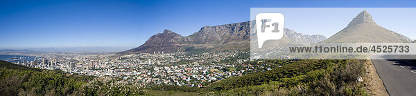 Table Mountain  Cape Town  South Africa  panorama