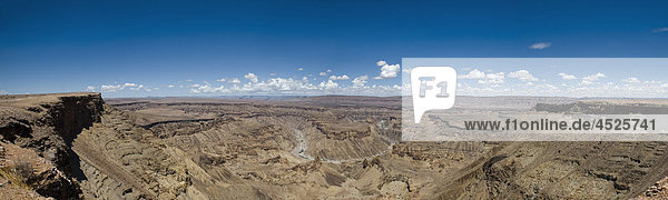 Fish River Canyon  Namibia  panorama