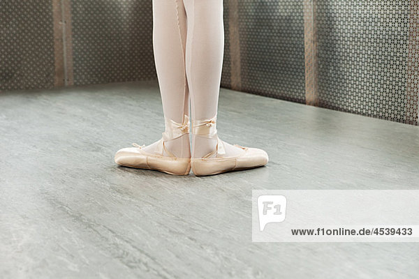 Füße Ballerina in erster position