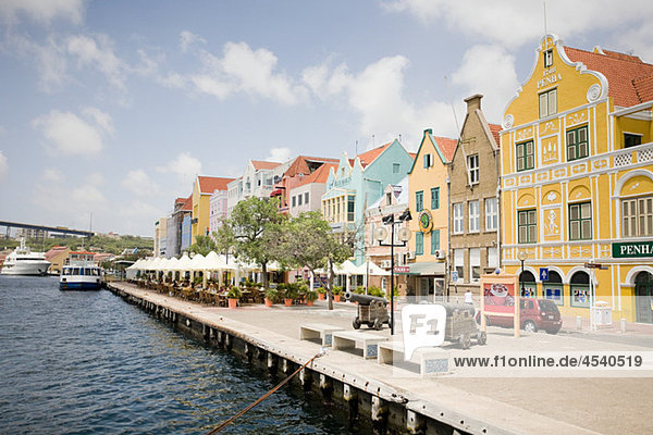 Hafen Willemstad  Curacao  Antillen