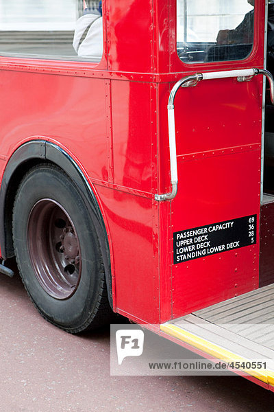 Red bus  London