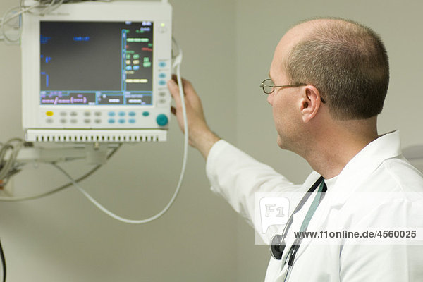 Monitor zum Einstellen von medizinischen Geräten