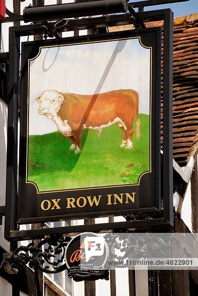 The Ox Row Inn in Salisbury  Wiltshire  England