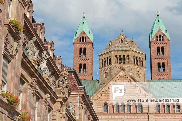 Deutschland  Rheinland-Pfalz  Pfalz  Speyer  Blick auf den Dom
