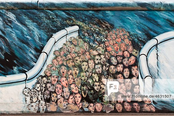 Deutschland  Berlin  Graffiti an der Berliner Mauer