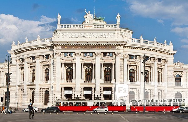 Austria  Vienna  View of burgtheater