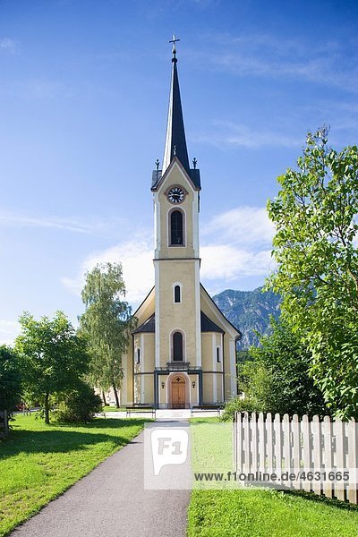Österreich  Salzkammergut  Blick auf die evangelische Kirche in Bad Goisen