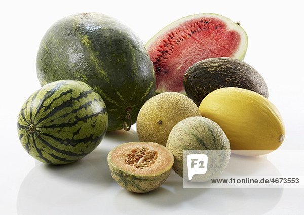 Verschiedene Melonen