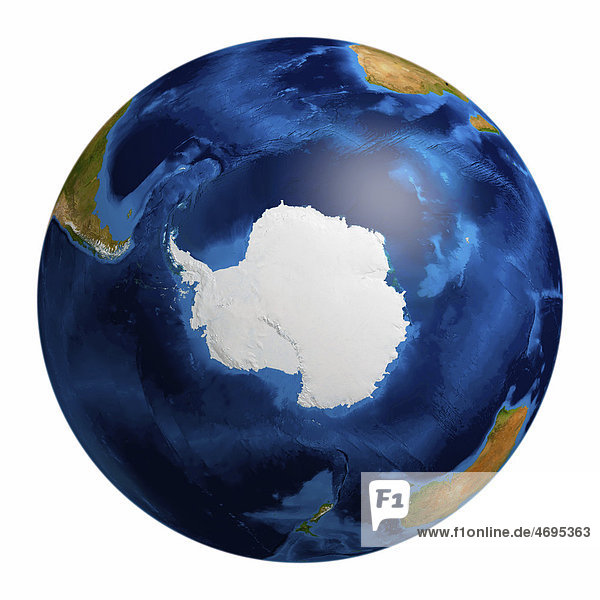 Erdkugel Mit Afrika Europa Und Asien 3d Illustration