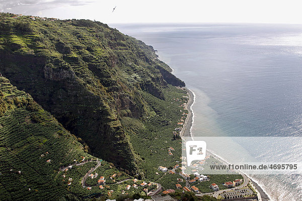 Aussichtspunkt  Madalena do Mar  Madeira  Portugal  Atlantik  Europa
