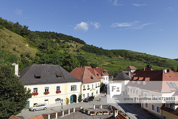 Sankt Michael village  municipality of Weissenkirchen  Wachau valley  Waldviertel region  Lower Austria  Austria  Europe