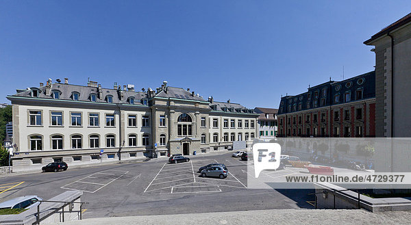 Place de Ch‚teau am Ch‚teau Saint-Maire  Lausanne  Kanton Waadt  Genfer See  Schweiz  Europa Kanton Waadt