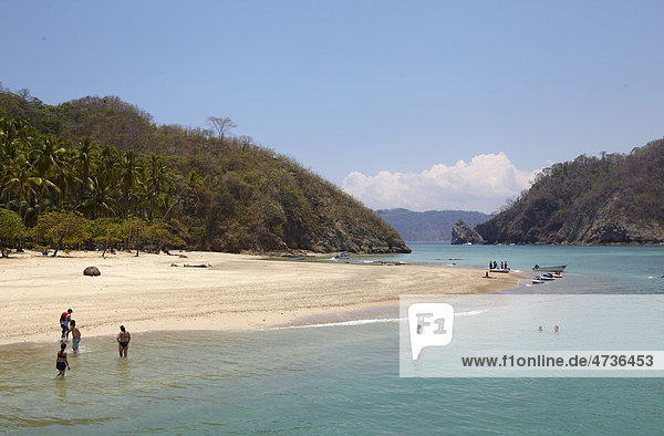 Costa Rica  Puntarenas Province  near Cobano  Pacific coast  Beach