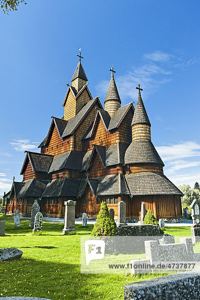 Stabkirche  Telemark  Norwegen  Skandinavien  Europa