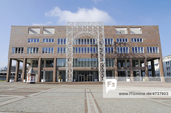 Neues Rathaus  Friedensplatz  Dortmund  Ruhrgebiet  Nordrhein-Westfalen  Deutschland  Europa