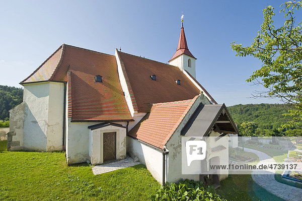 Kirche St. Veit  Patron St. Veit  Ofenbach  Bucklige Welt  Niederösterreich  Österreich  Europa