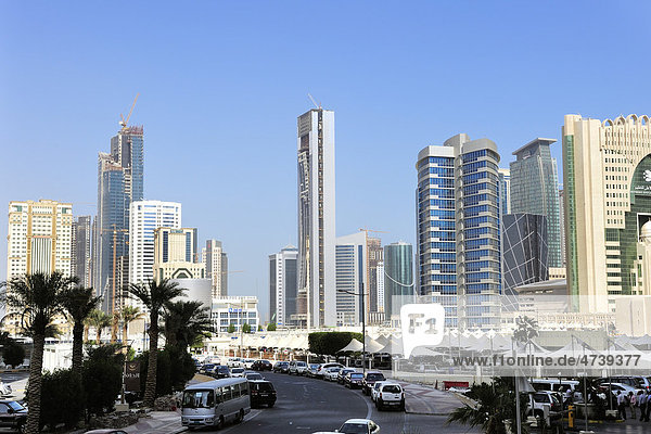 Stadtansicht  Doha  Emirat Katar  Qatar  arabische Halbinsel  Persischer Golf  Naher Osten  Asien