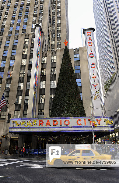 Radio City Music Hall  Manhattan  New York City  New York  Vereinigte Staaten von Amerika  USA  Nordamerika