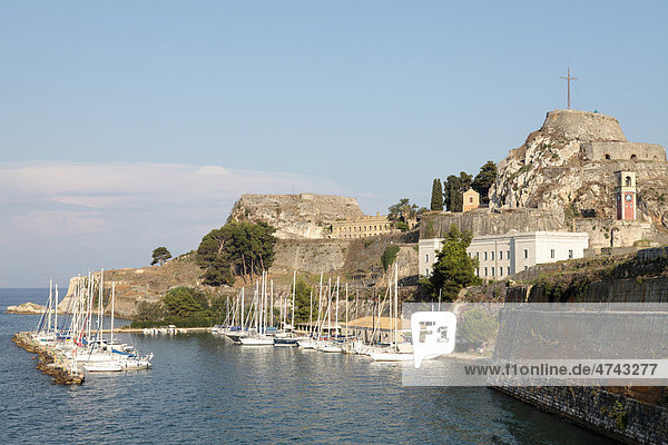 Alte Festung  Korfu-Stadt  Korfu  Griechenland  Europa