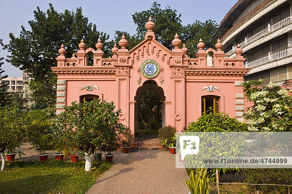 The pink Ahsan Manzil palace  Dhaka  Bangladesh  Asia