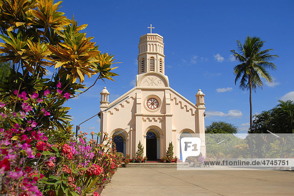 Katholische Kirche St. Theresia  französische Kolonialzeit  Savannakhet  Laos  Südostasien  Asien