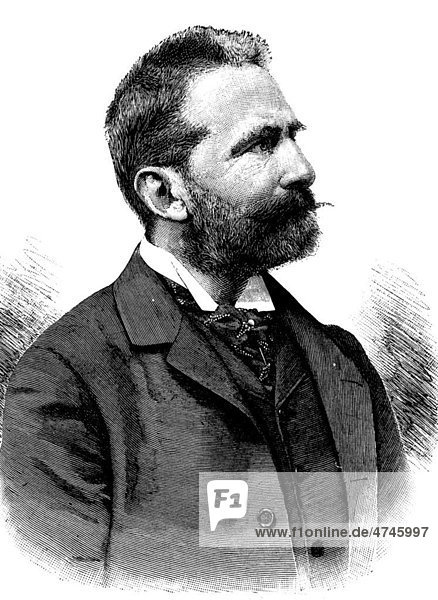 Ladislaus von Szögyeny-Marich  1841 - 1916  österreichisch-ungarischer Diplomat  historisches Bild  ca. 1893
