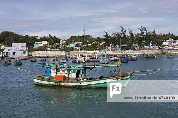 Hafen von An Toi  Insel Phu Quoc  Vietnam  Südostasien