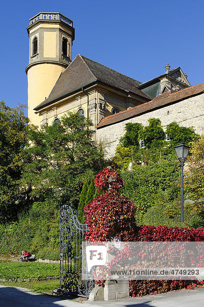 Schloss der Fürsten von Hohenlohe-Kirchberg  Kirchberg an der Jagst  Baden-Württemberg  Deutschland  Europa