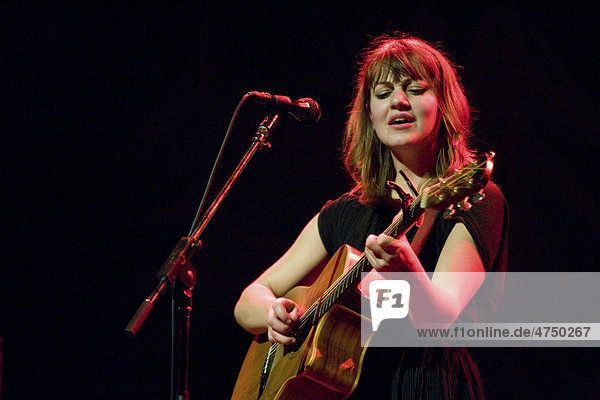 US singer-songwriter Anais Mitchell live at the Lucerne hall of the KKL in Lucerne  Switzerland