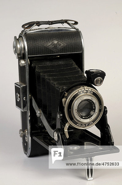 Antike deutsche Klappkamera